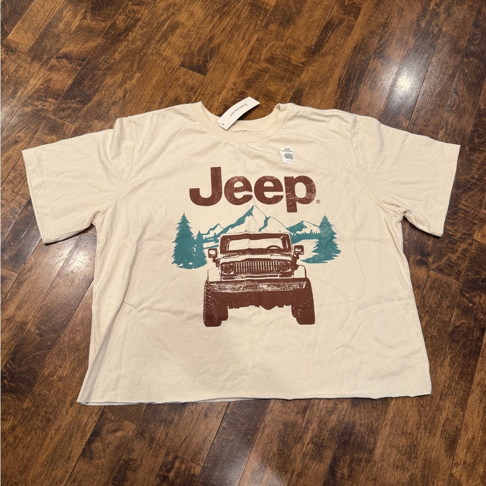 Jeep Cropped T-Shirt